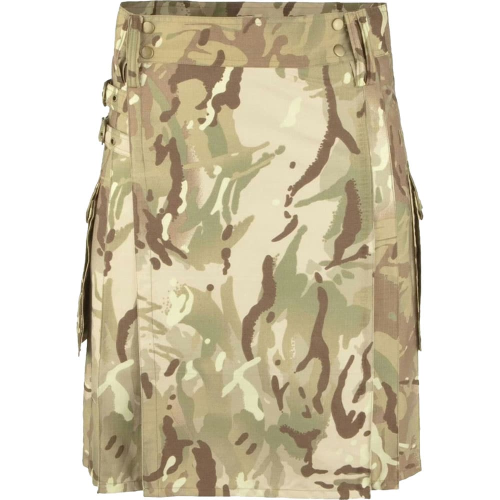 Multi Camouflage Tactical Kilt image 0
