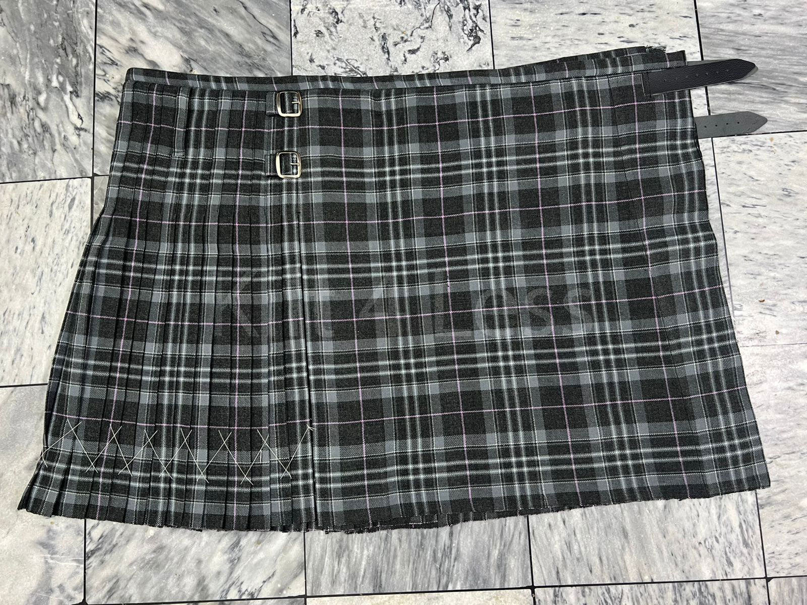 Pride of Scotland Platinum Tartan Kilt image 0