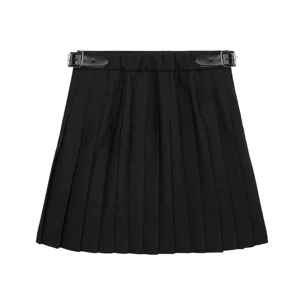 Black Tartan Kilt For Women image 1