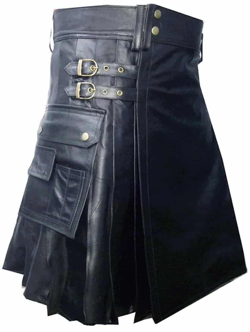 Handmade Real Leather Kilt image 1