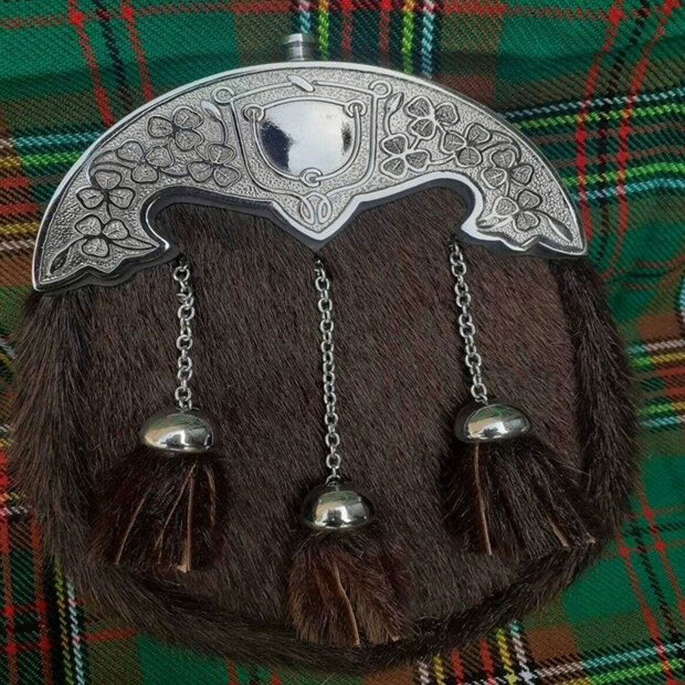 Semi Dress Seal Skin 3 Tassels Full Dress Sporran image 0