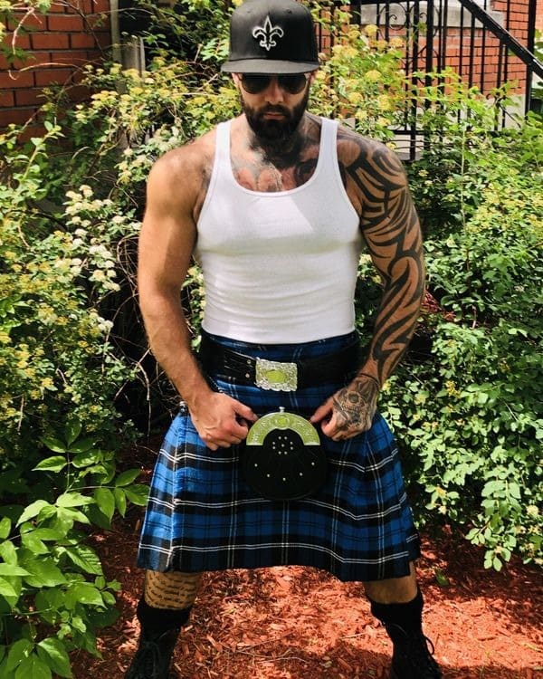 Ramsay Blue Tartan Kilt image 0