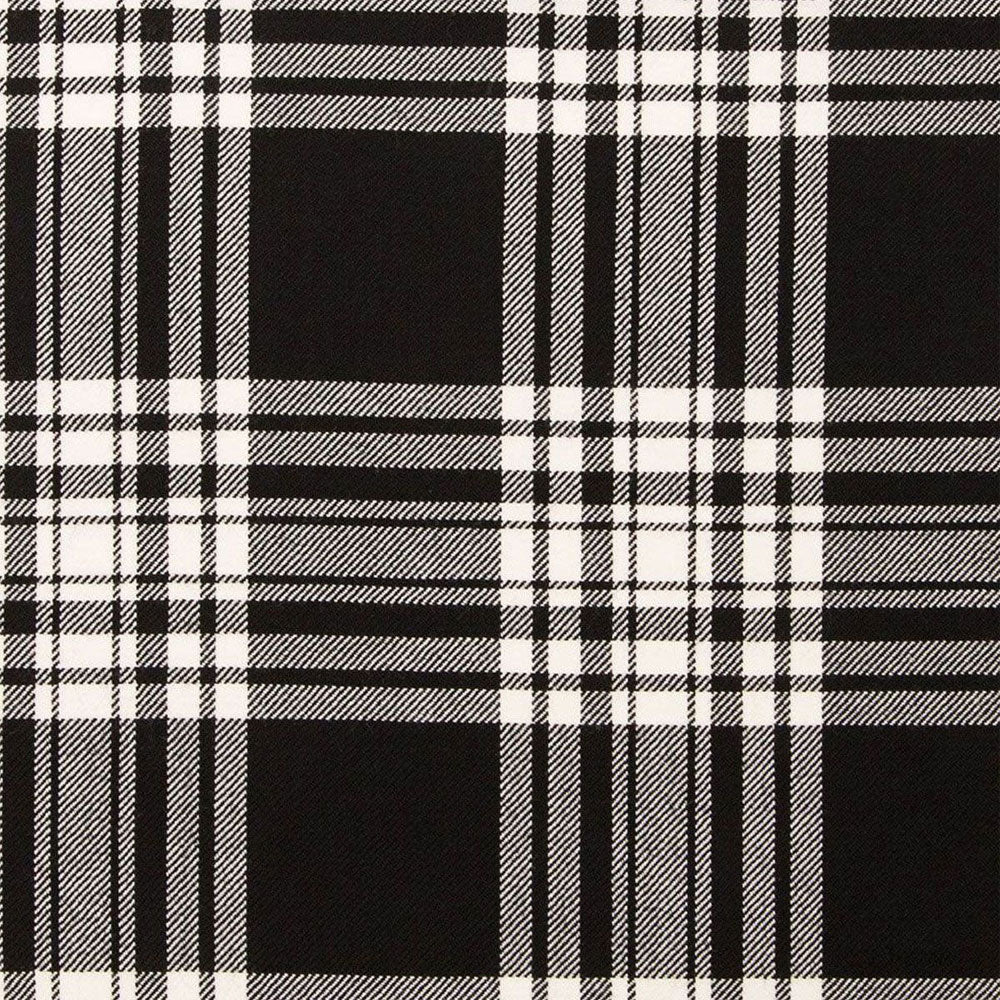 Menzies Black & White Modern Tartan Kilt image 1