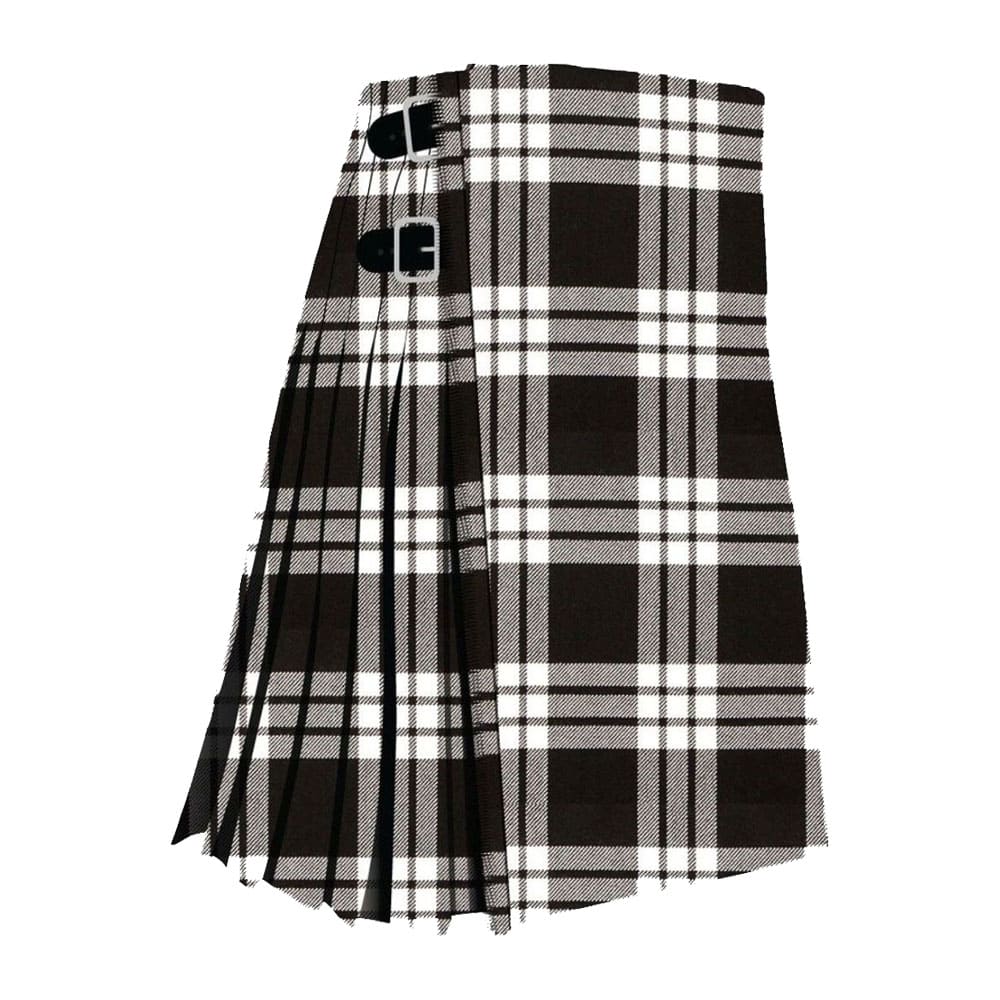 MacFarlane Black and White Ancient Tartan Kilt image 0