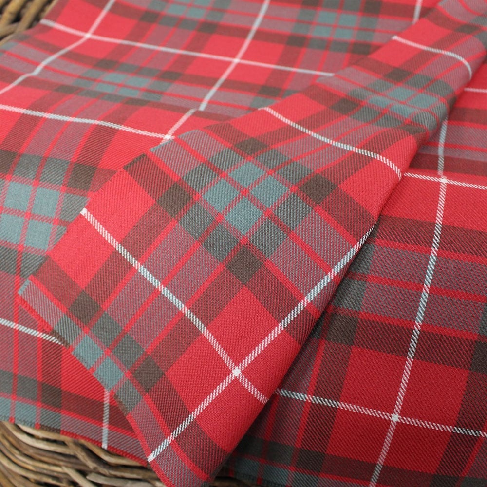 Fraser Red Muted Scottish Tartan image 1