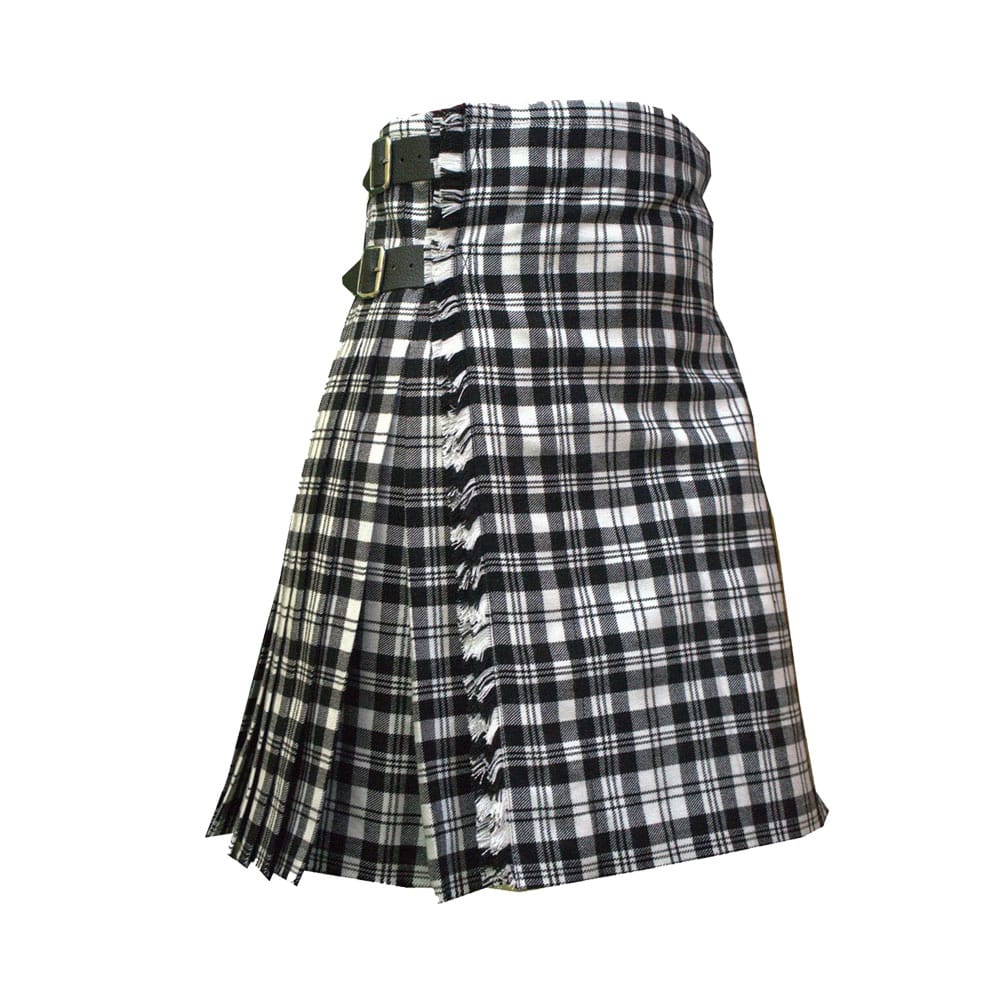 Scott Black And White Modern Tartan Kilt image 0