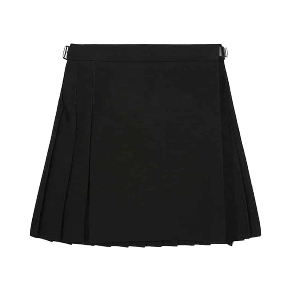 Black Tartan Kilt For Women image 0