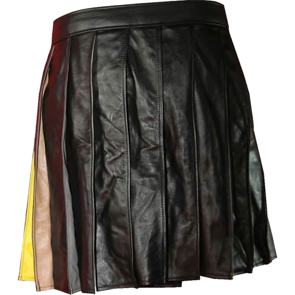 Handmade Fashion Leather Kilt image 1