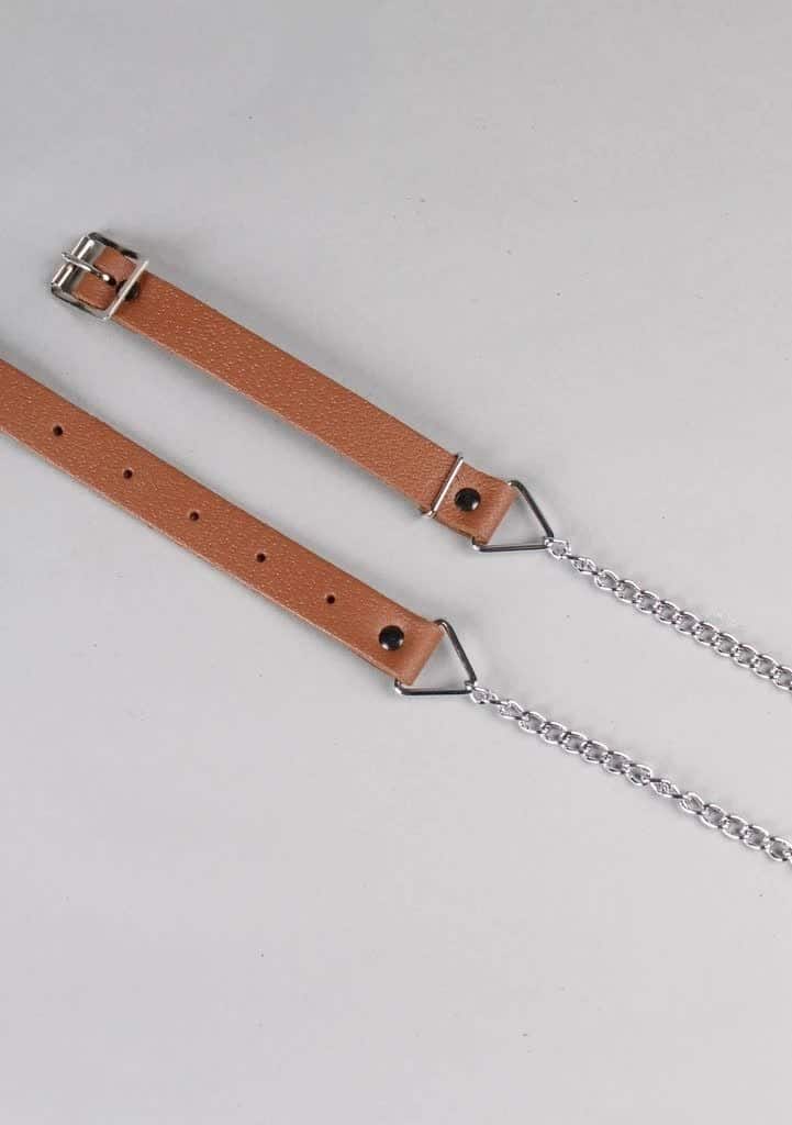 Semi Dress Natural Calfskin Khaki Celtic Embossed Sporran image 1