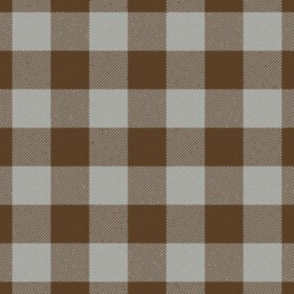 Border Shepherd's Check Brown and White Ancient Tartan Kilt image 0