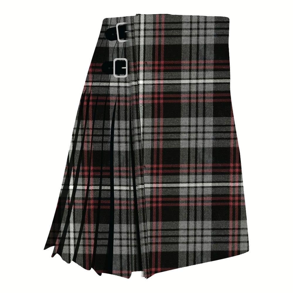 Clan Auld Lang Syne Grey Tartan Kilt image 0
