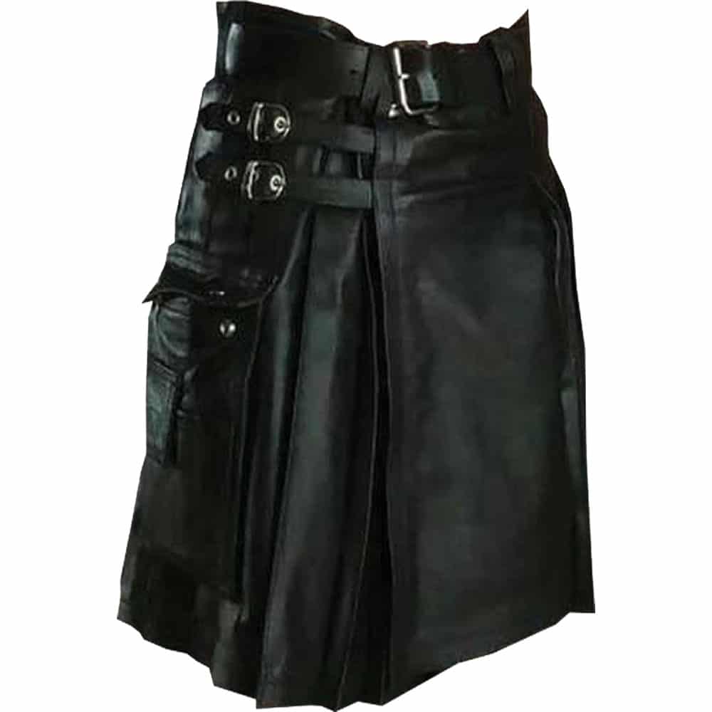 Mens Leather Kilt image 0