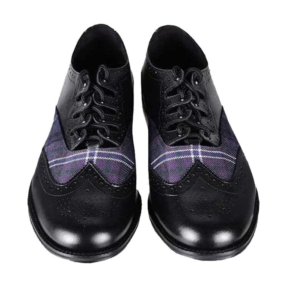 HERITAGE OF IRELAND TARTAN MEN GHILLIE BROGUES SHOES image 0