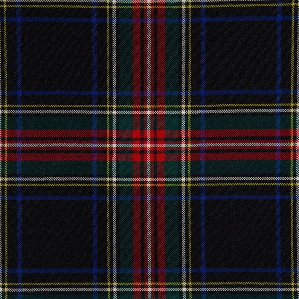 Black Stewart Hebridean Tartan Kilt image 1