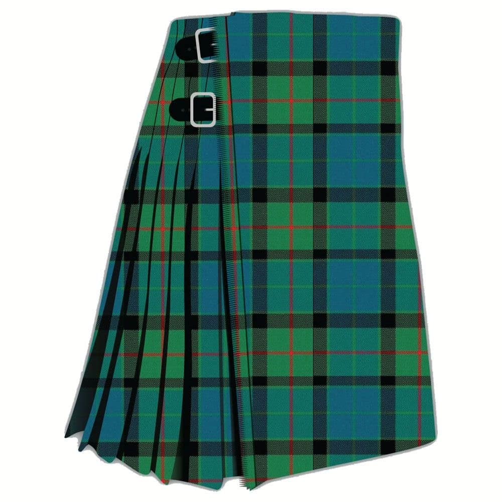 Gun Muted Tartan Kilt image 0