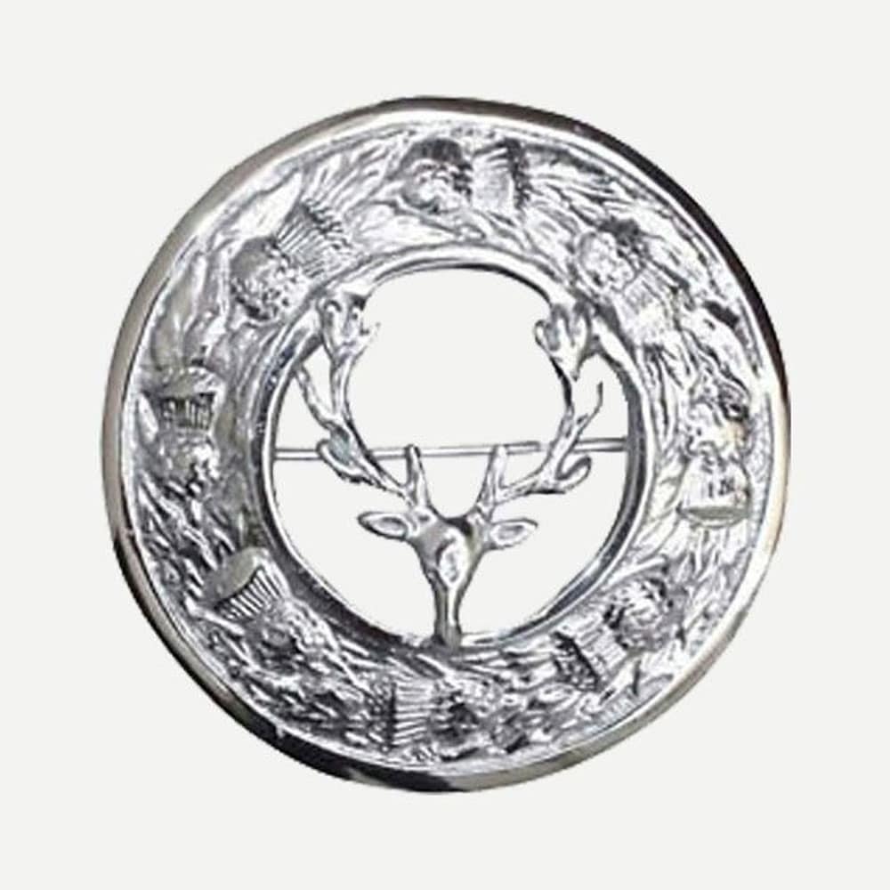 Ename Head Stag Kilt Brooch image 0