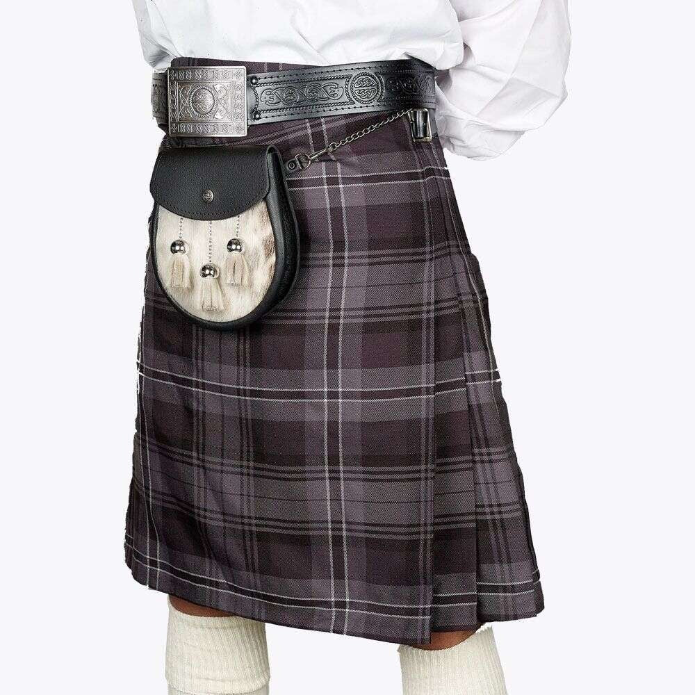 Clan Hamilton Grey Modern Tartan Kilt image 0