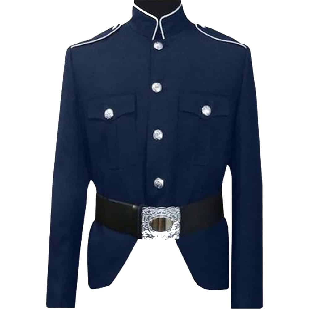 Guard Kilt Jacket Navy Silver image 0
