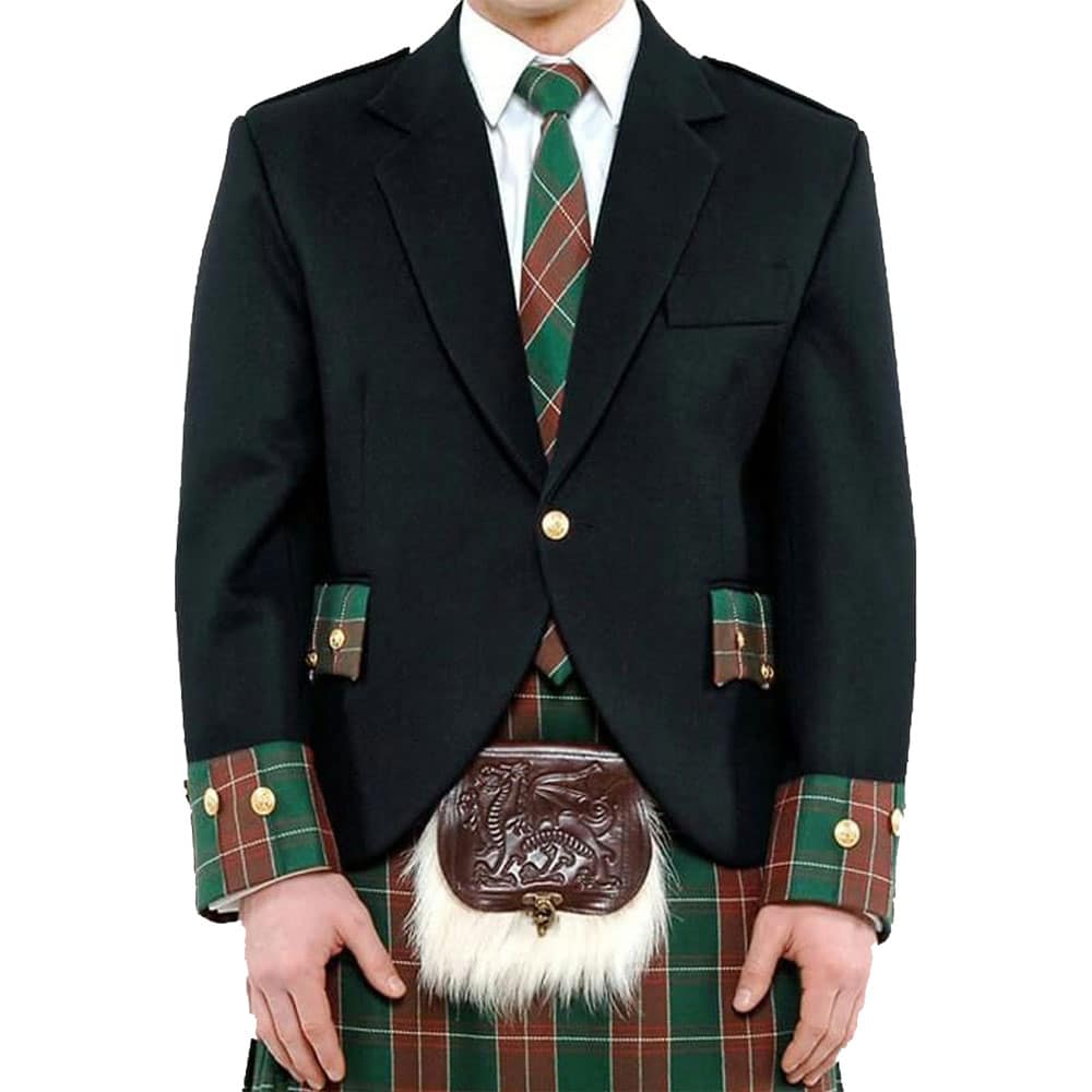 Welsh Argyle Kilt Jacket and Waistcoat image 0