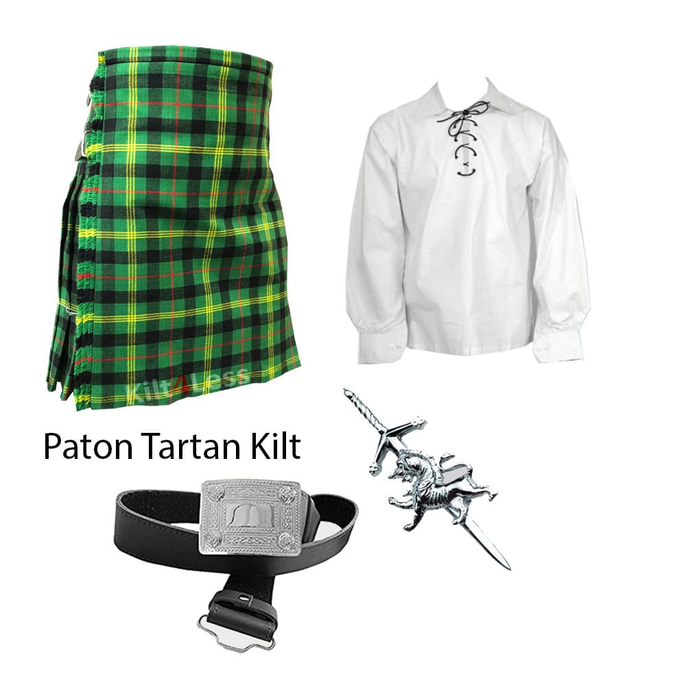 Clan Paton Tartan Kilt Package image 0