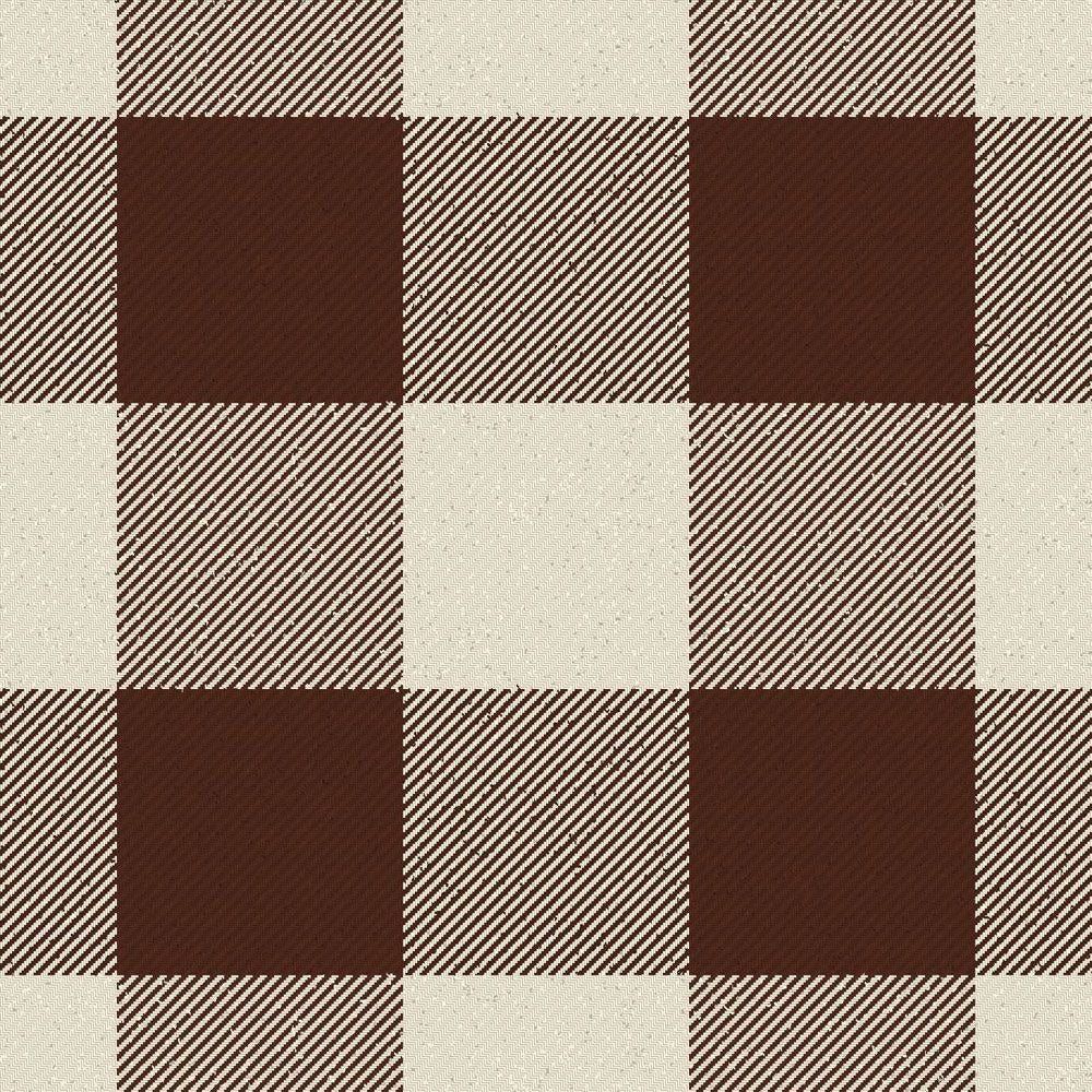 Border Shepherd's Check Black and Brown Ancient Tartan Kilt image 0