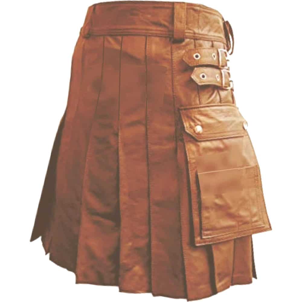 Luxurious brown leather Kilt image 1