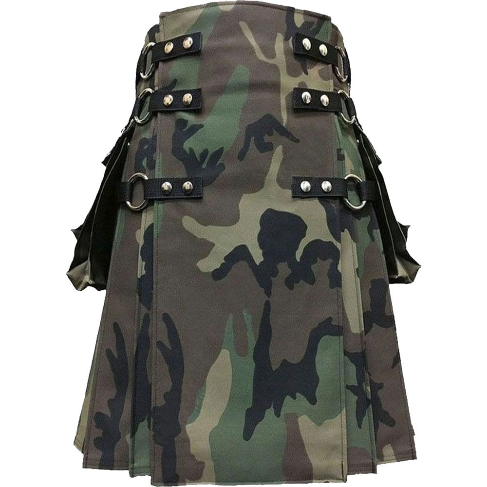 Woodland Camouflage Gothic Kilt image 0