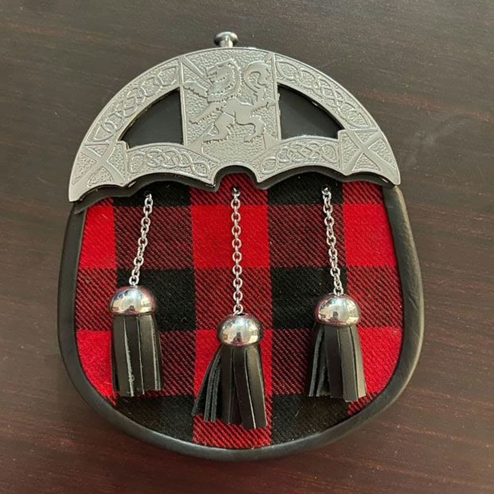 Rob Roy Tartan Sporran With Chain image 0