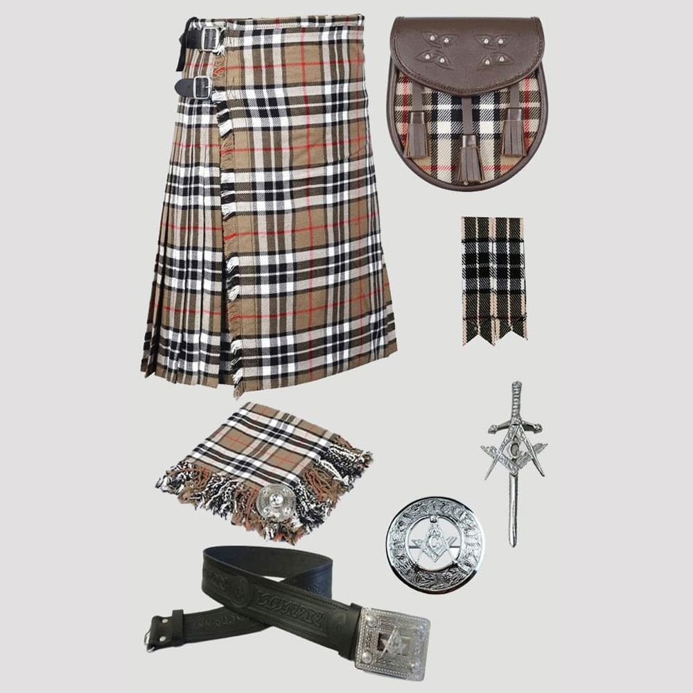 Camel Thomson Tartan Kilt Deal image 0