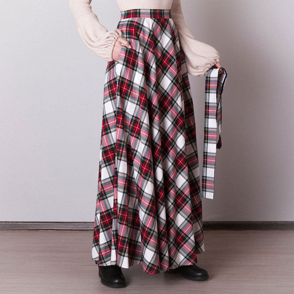 Dress Royal Stewart Tartan Long Skirt image 1