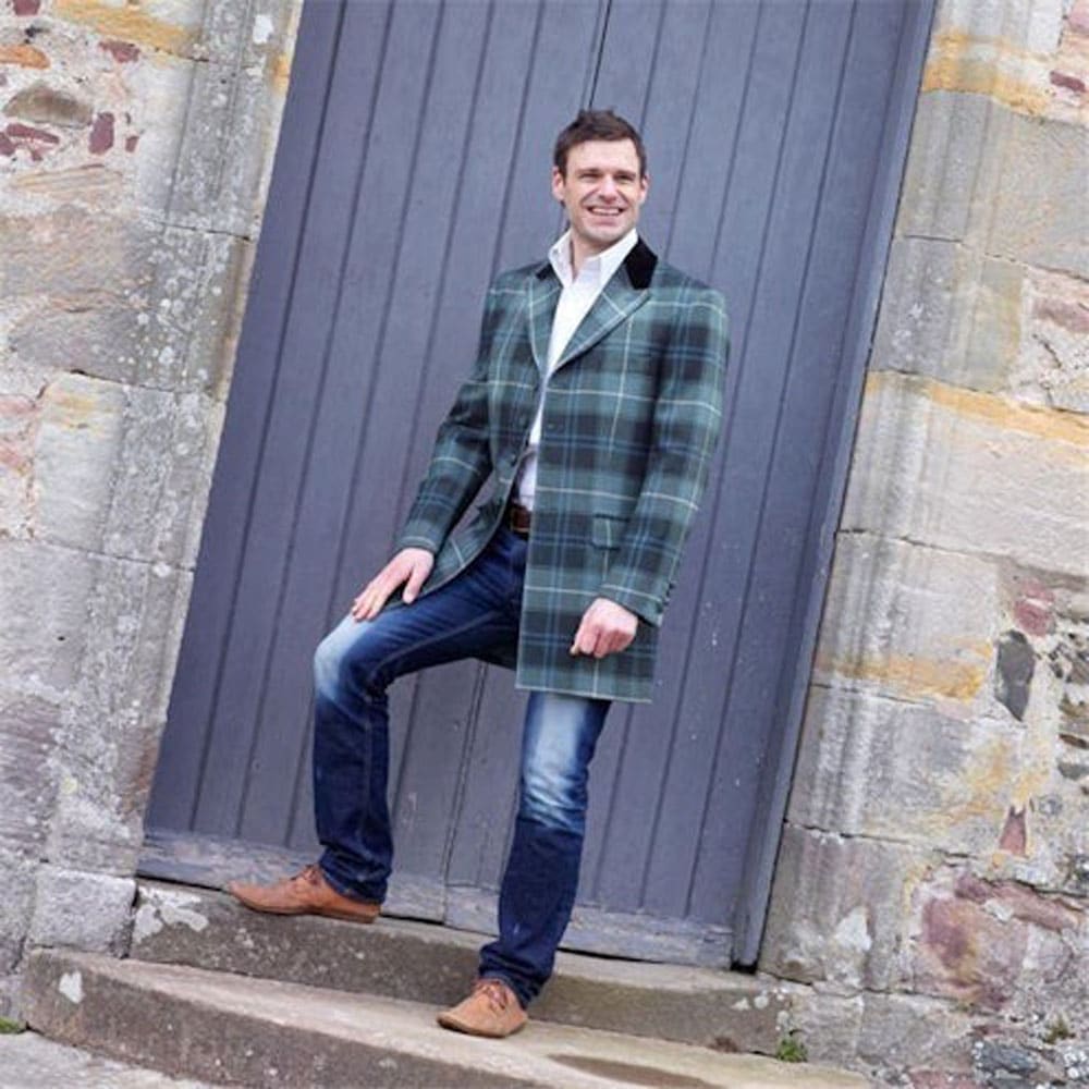 Men's Mid-Thigh Length Tartan Jacket image 5