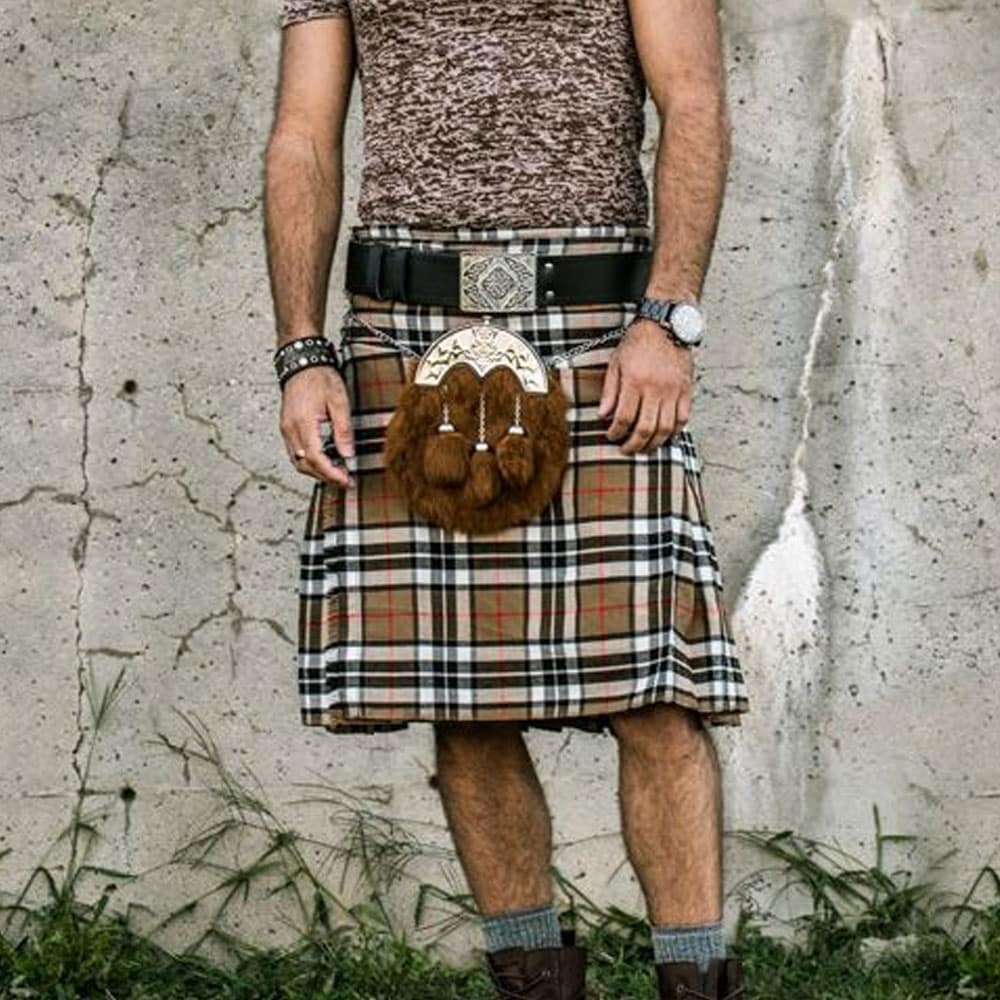 Thomson (Thompson) Camel Tartan Kilt image 0