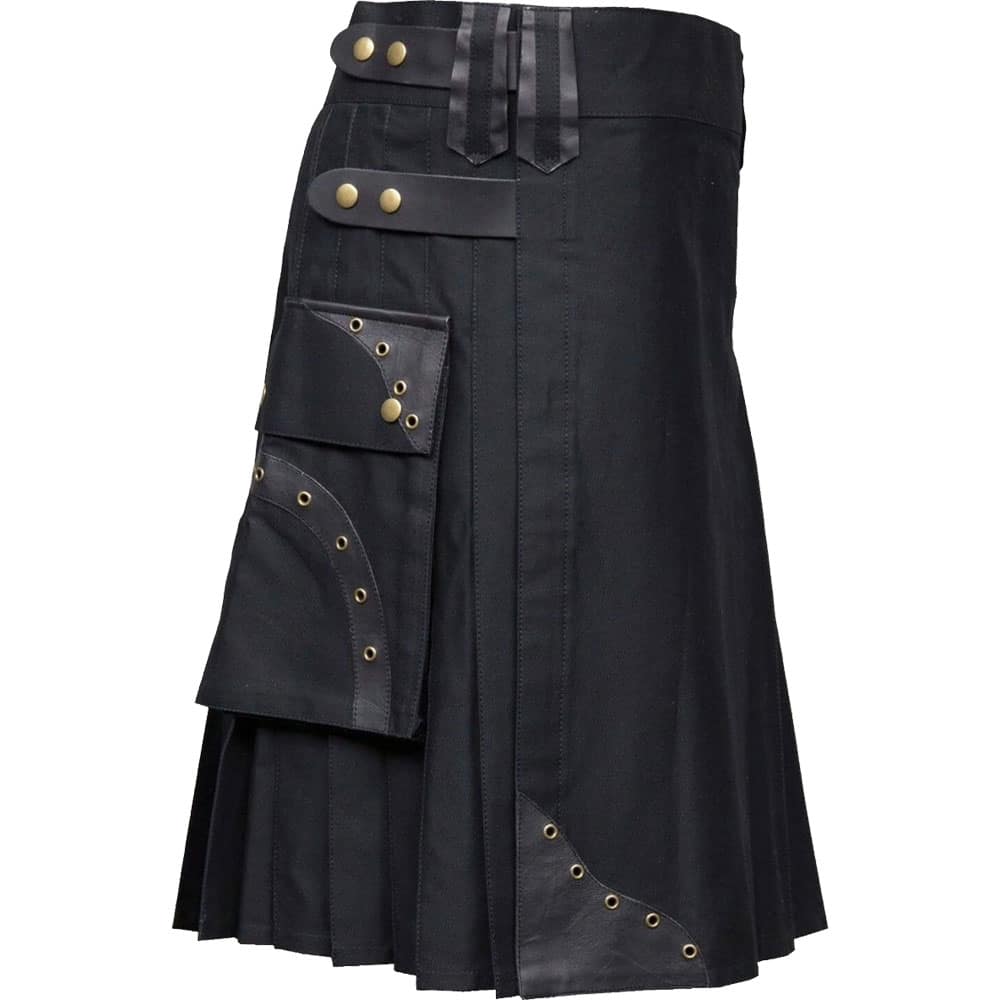 Box Pleated Hybrid Cargo Kilt image 0